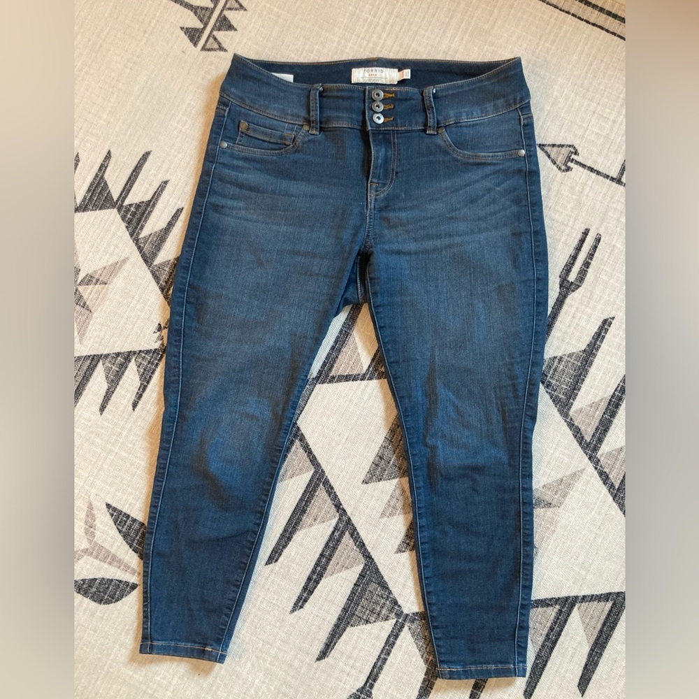 Torrid Capri Jegging, High Rise Stretchy, 12xs